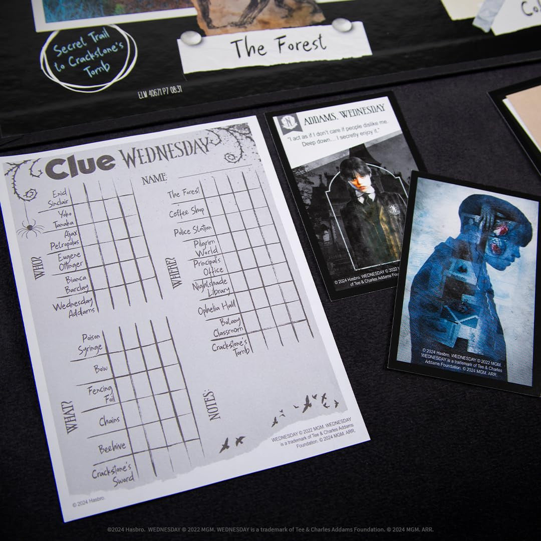 The OP USAopoly Wednesday Clue Strategy Board Game CL169-853