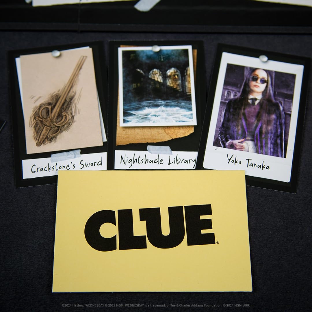 The OP USAopoly Wednesday Clue Strategy Board Game CL169-853