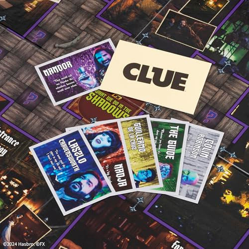 The OP USAopoly What We Do In The Shadows Clue Strategy Board Game CL174-870