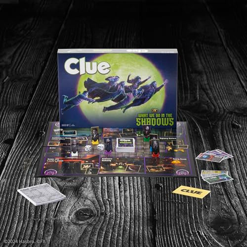 The OP USAopoly What We Do In The Shadows Clue Strategy Board Game CL174-870