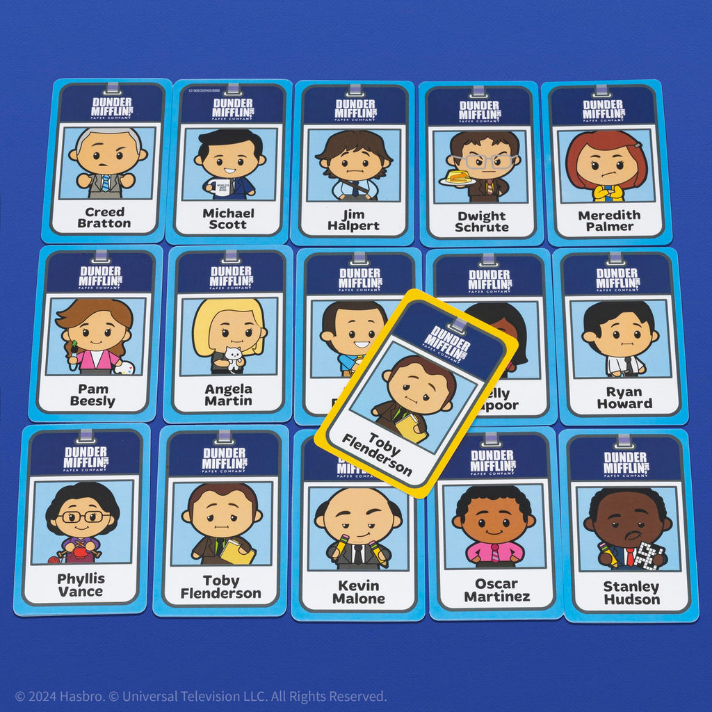 The OP USAopoly The Office Guess Who Card Game Strategy Board Game GW051-198