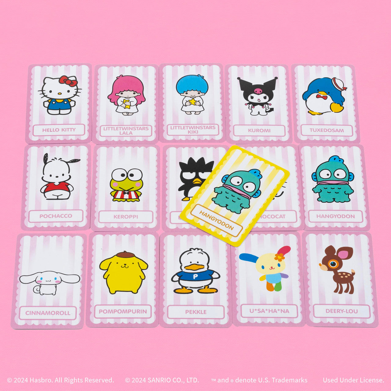 The OP USAopoly Hello Kitty And Friends Guess Who Card Game Strategy Board Game GW075-296