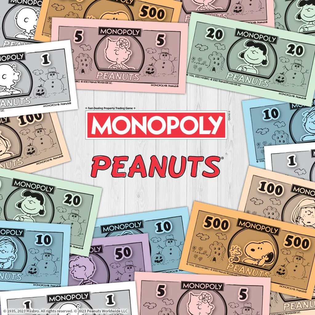 The OP USAopoly Peanuts Monopoly Strategy Board Game MN012-101