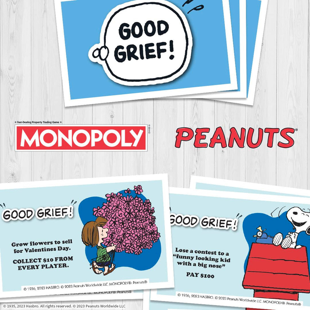 The OP USAopoly Peanuts Monopoly Strategy Board Game MN012-101