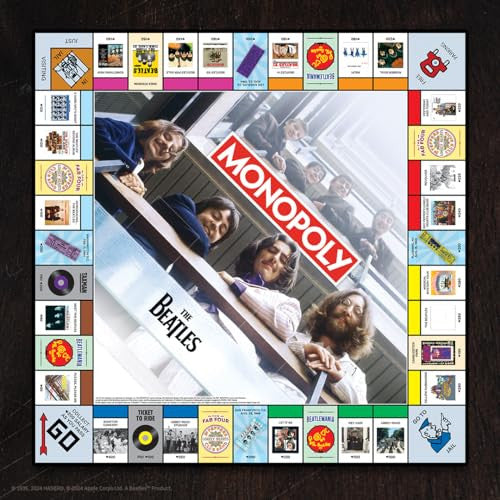 The OP USAopoly The Beatles Monopoly Strategy Board Game MN043-190
