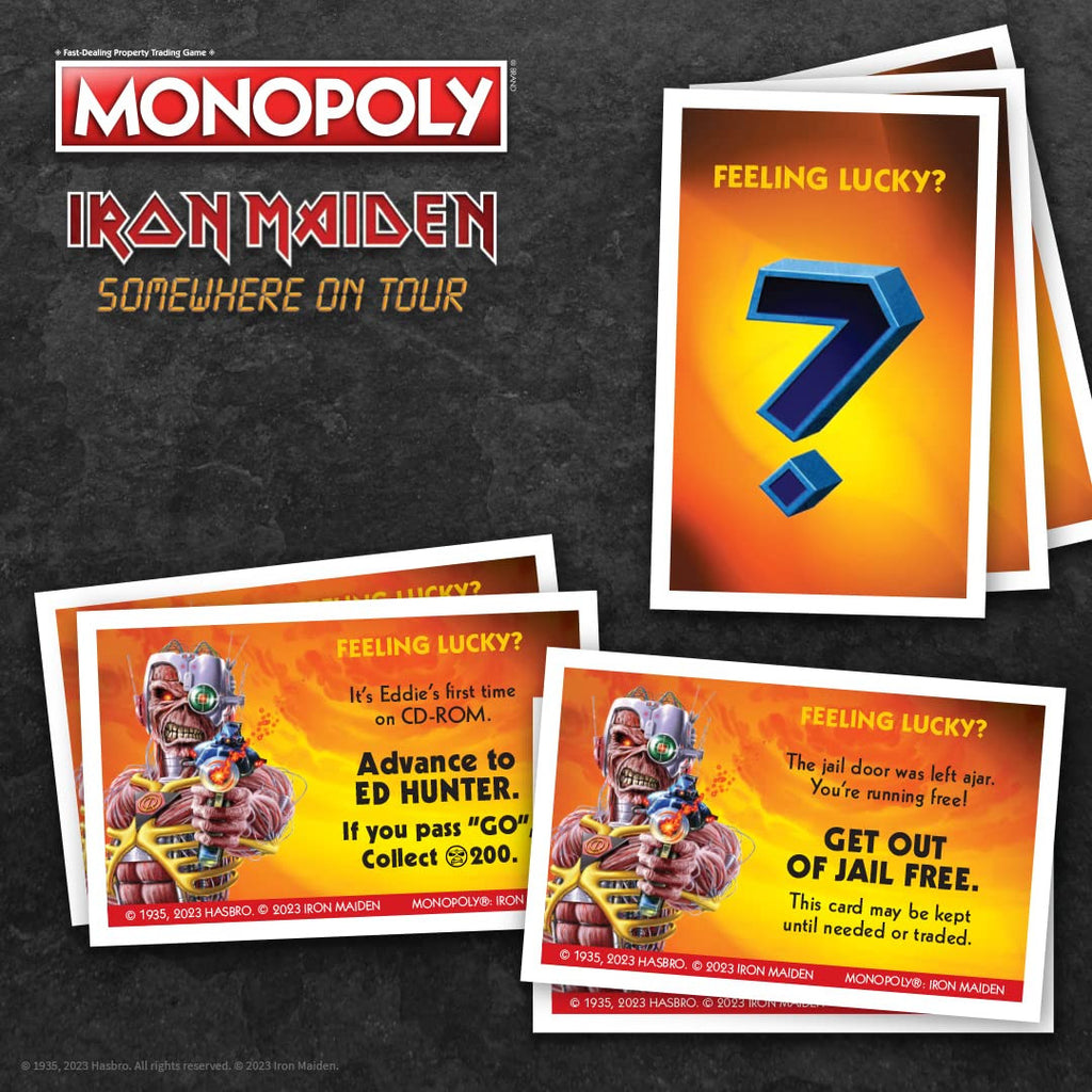 The OP USAopoly Iron Maiden Monopoly Strategy Board Game MN144-656
