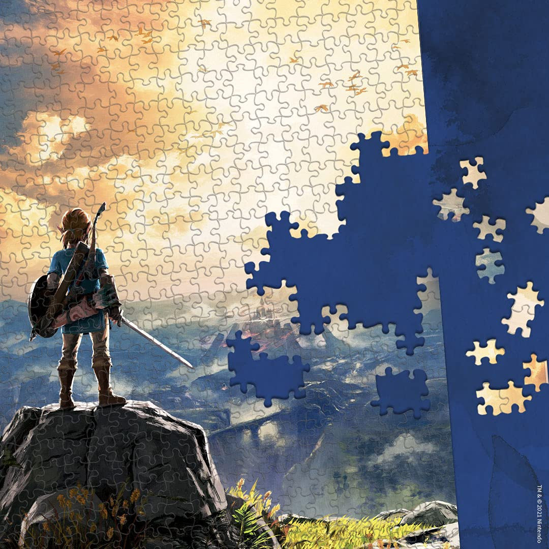 The OP USAopoly Zelda Breath Of The Wild Puzzle 1000 Strategy Board Game PZ005-689