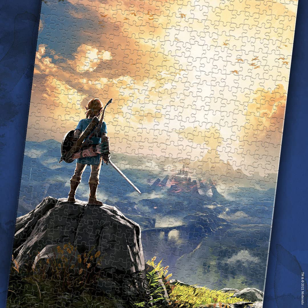 The OP USAopoly Zelda Breath Of The Wild Puzzle 1000 Strategy Board Game PZ005-689