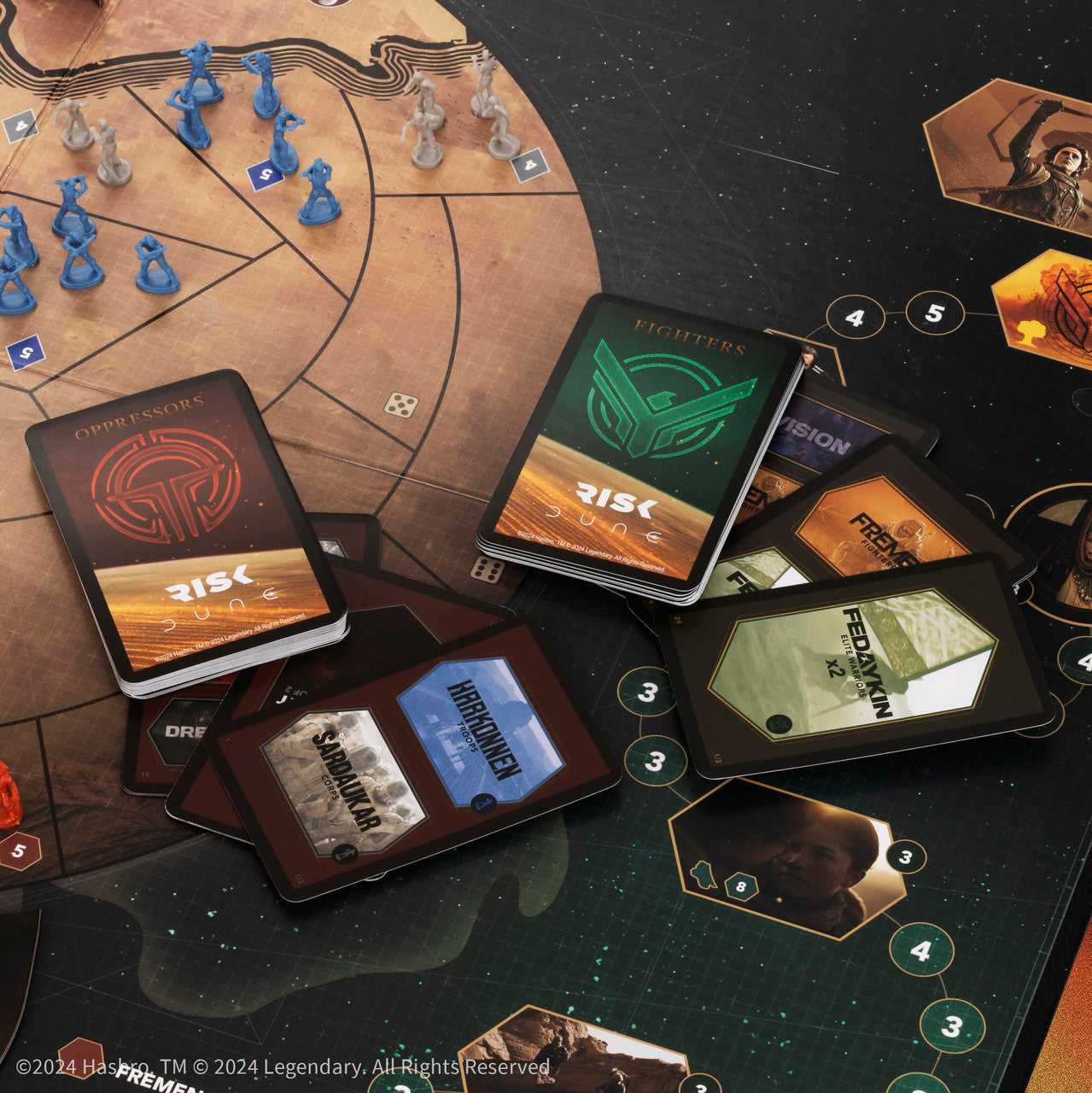 The OP USAopoly Dune Risk Strategy Board Game RI168-816