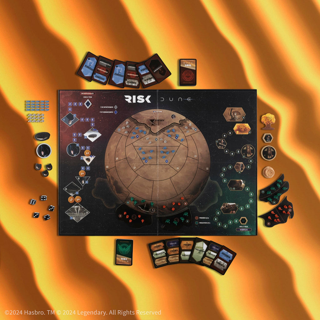 The OP USAopoly Dune Risk Strategy Board Game RI168-816