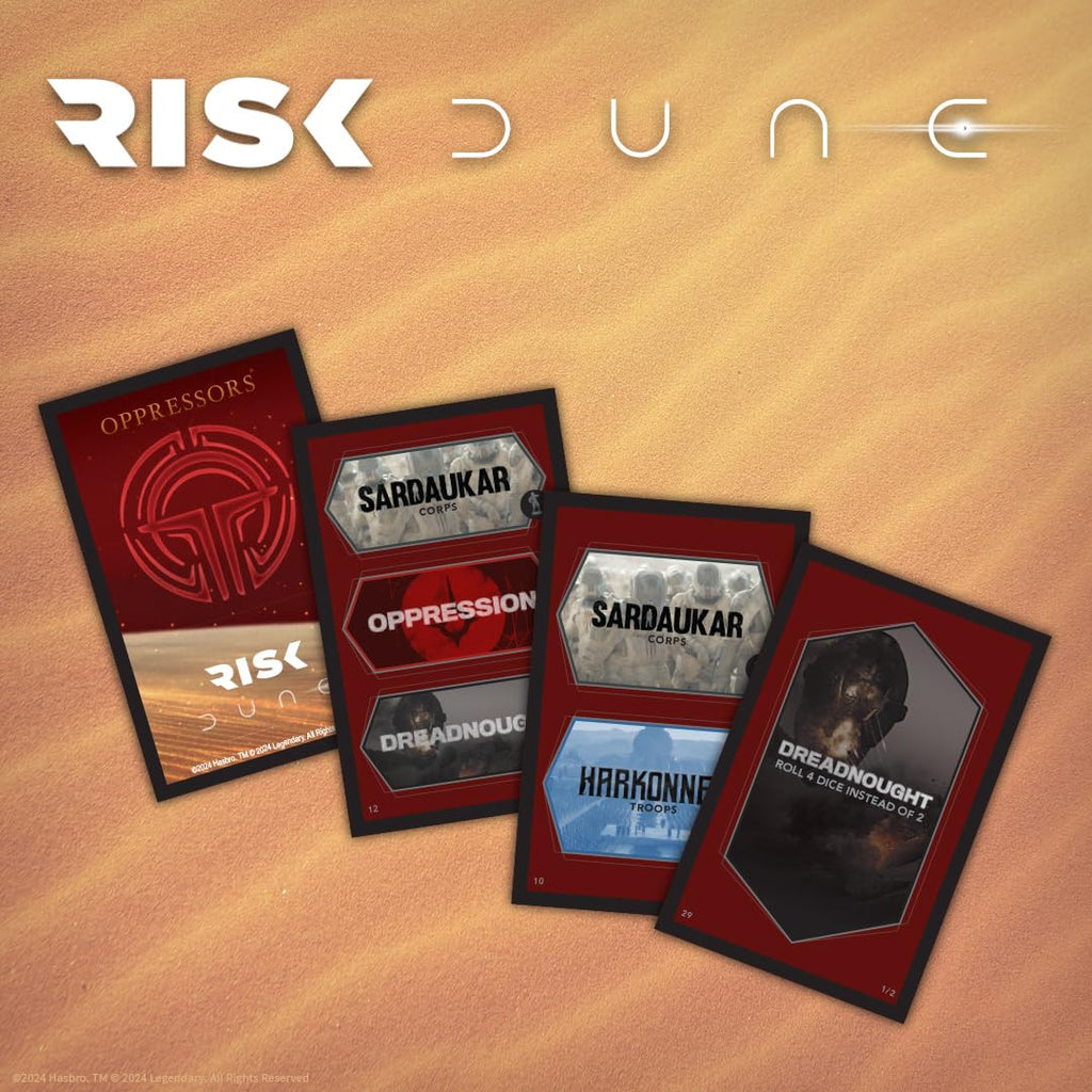 The OP USAopoly Dune Risk Strategy Board Game RI168-816