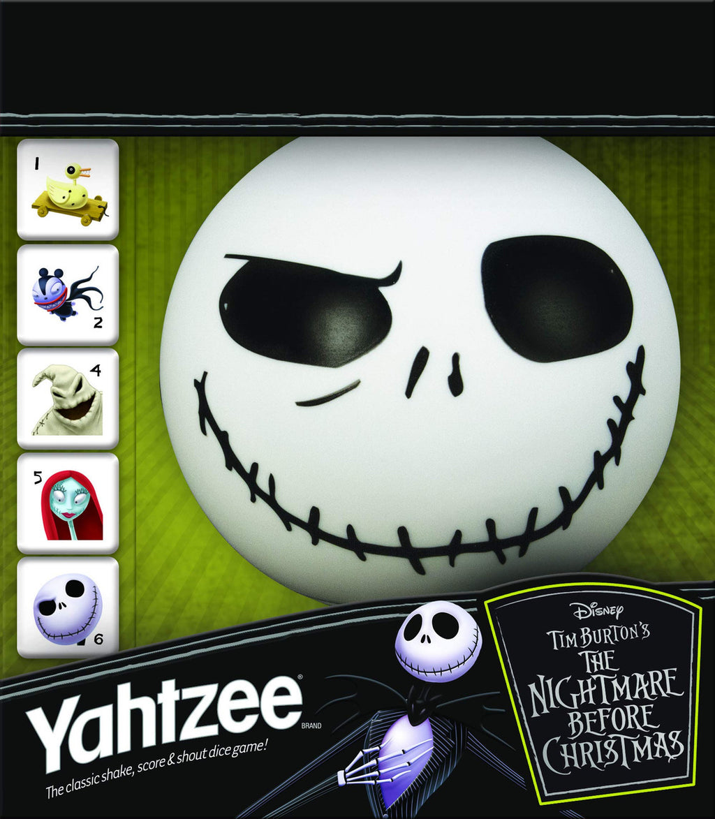 The OP USAopoly Disney Nightmare Before Christmas Yahtzee Strategy Board Game YZ004-261