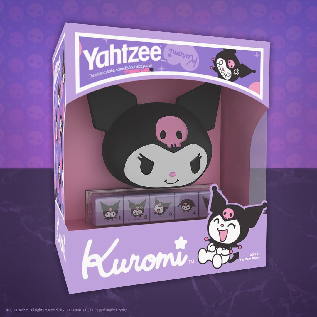The OP USAopoly Kuromi Yahtzee Strategy Board Game YZ075-845