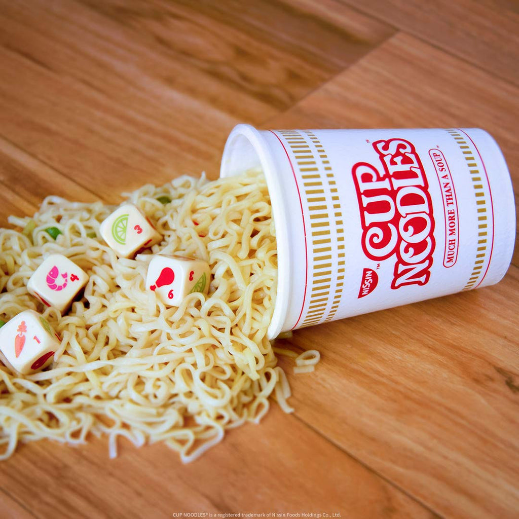 The OP USAopoly Cup Noodles Yahtzee Territory Restriction Strategy Board Game YZ136-728