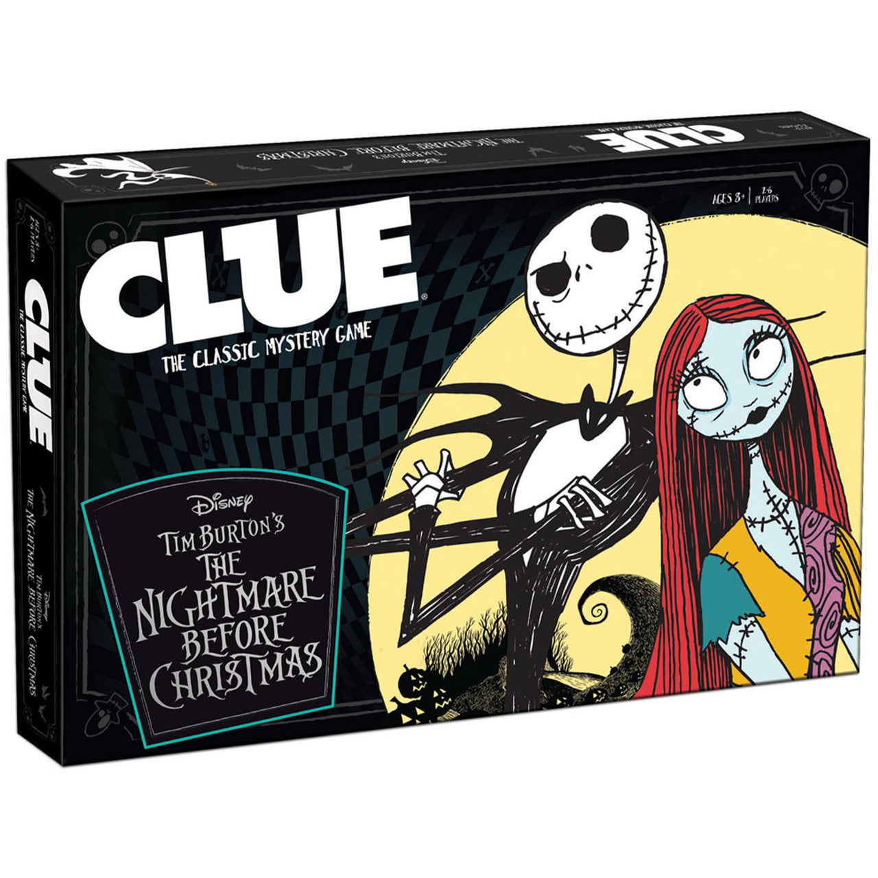The OP USAopoly Disney Nightmare Before Christmas Clue Strategy Board Game CL004-261