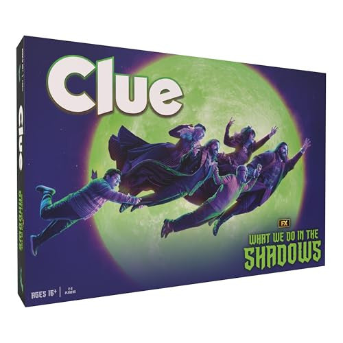 The OP USAopoly What We Do In The Shadows Clue Strategy Board Game CL174-870