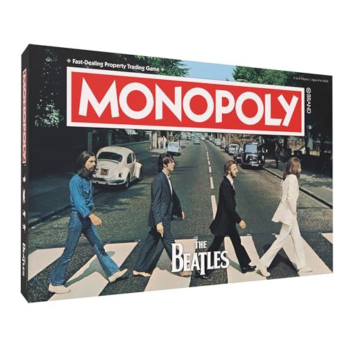 The OP USAopoly The Beatles Monopoly Strategy Board Game MN043-190