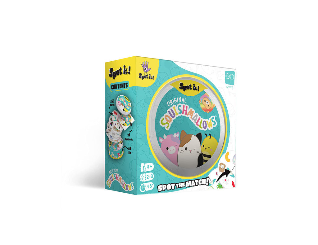 The OP USAopoly Squishmallow Spot It Strategy Board Game SI156-800