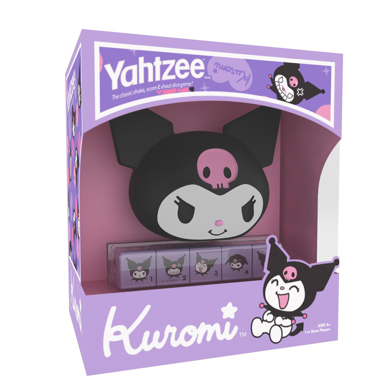 The OP USAopoly Kuromi Yahtzee Strategy Board Game YZ075-845
