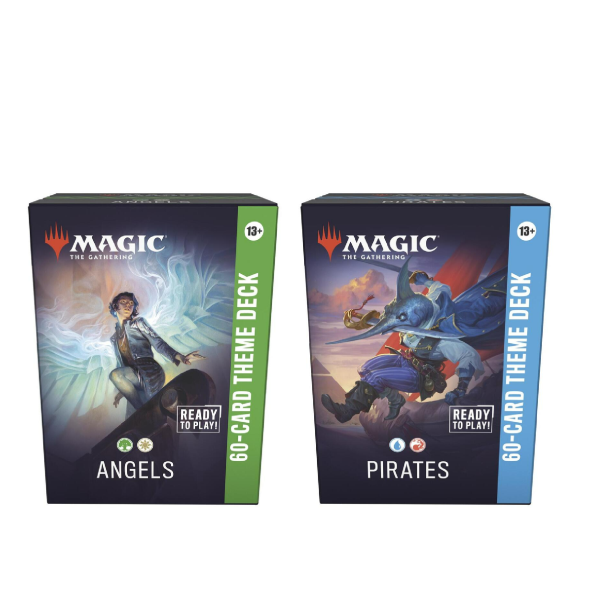 Magic the Gathering CCG Lorwyn Eclipsed Precon Pirates and Angels Deck Bundle MTG-RT-LORWYN-PRECONDCK-K1