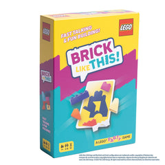 Brick Like This! Fast-Paced Team LEGO Party Board Game for Families, Friends & Team Building