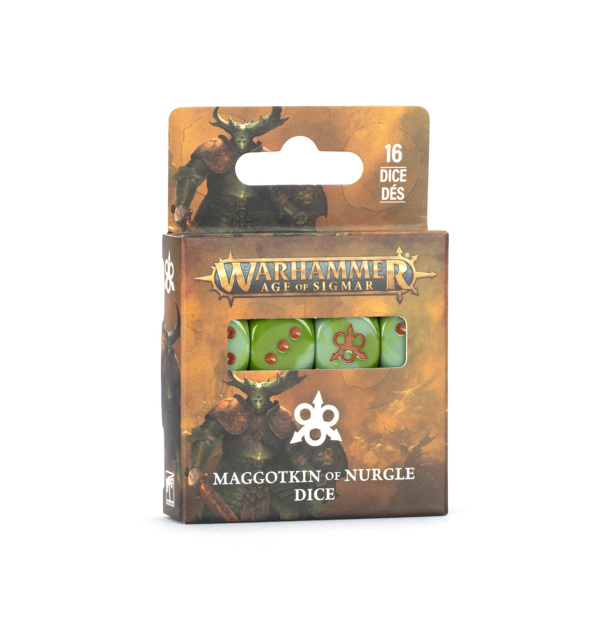 Games Workshop Warhammer Age Of Sigmar Maggotkin Of Nurgle Age Dice Hobby Product Gw-2025-83-95