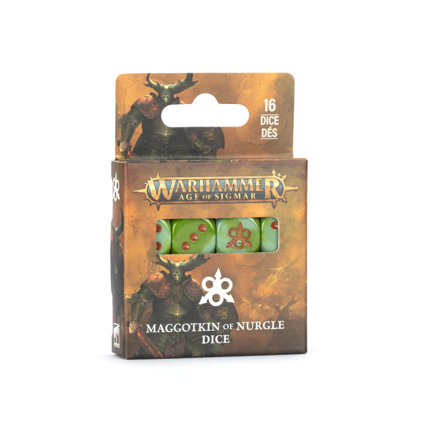 Games Workshop Warhammer Age Of Sigmar Maggotkin Of Nurgle Age Dice Hobby Product Gw-2025-83-95