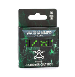 Games Workshop Warhammer 40K Necrons Necrons Destroyer Cult Dice Hobby Product GW-2025-49-47