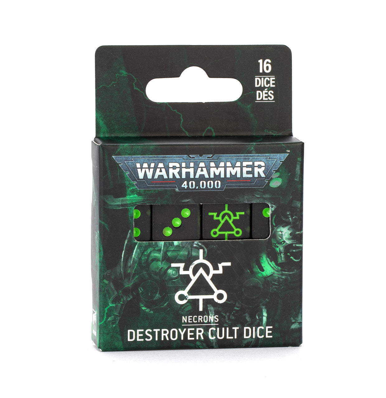 Games Workshop Warhammer 40K Necrons Necrons Destroyer Cult Dice Hobby Product GW-2025-49-47