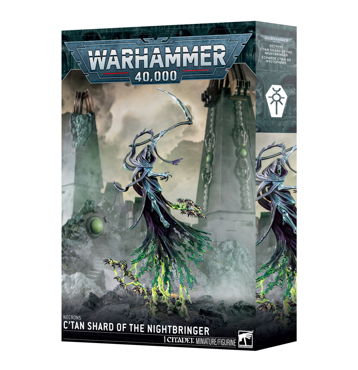 Games Workshop Warhammer 40K Necrons Necrons C'Tan Shard Of The Nightbringer Plastic Box 49-50