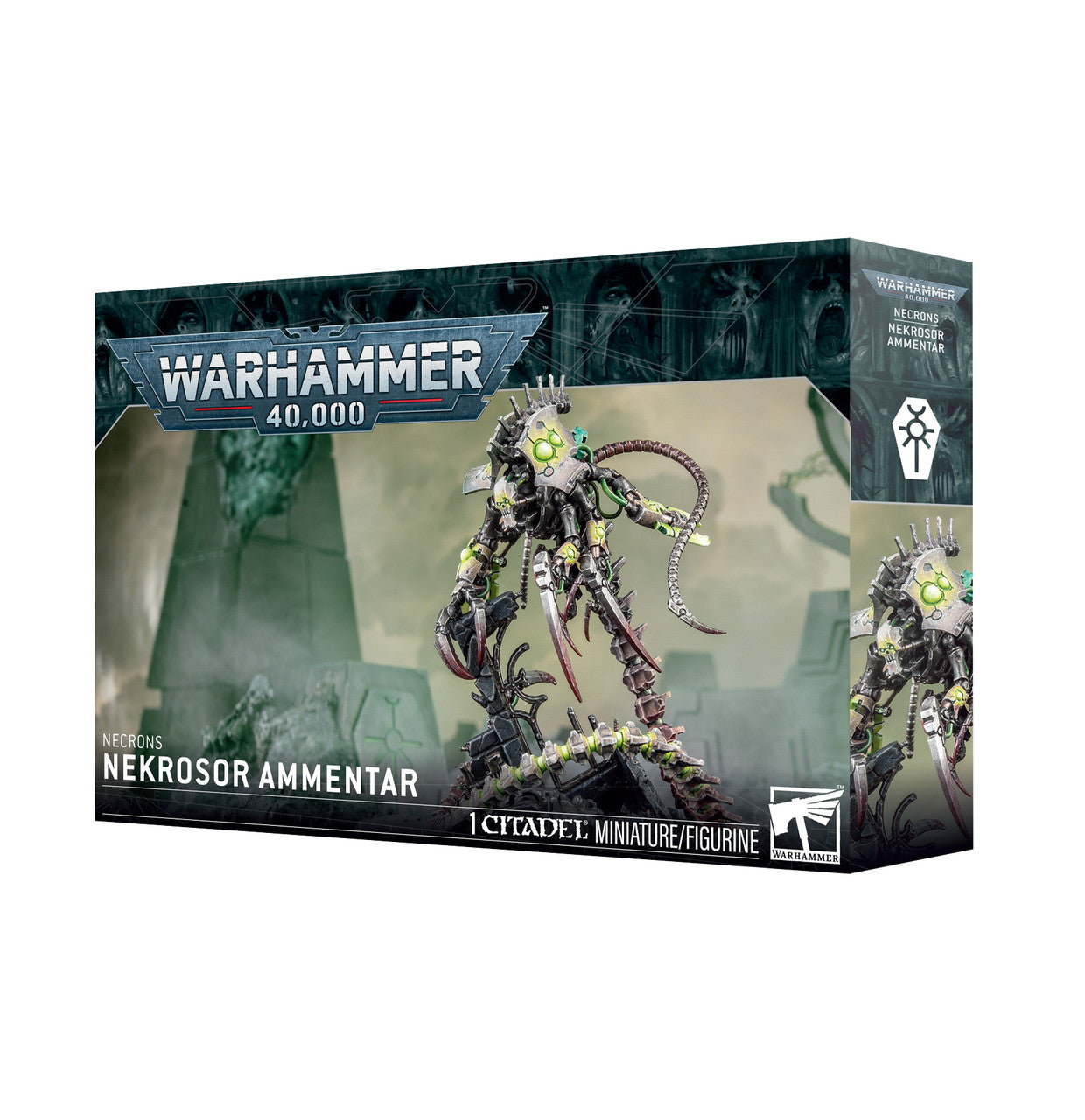 Games Workshop Warhammer 40K Necrons Necrons Nekrosor Ammentar Plastic Box 49-52