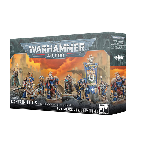 Games Workshop Warhammer 40K Wardens Of Ultramar Captain Titus And The Wardens Of Ultramar Plastic Box 55-76