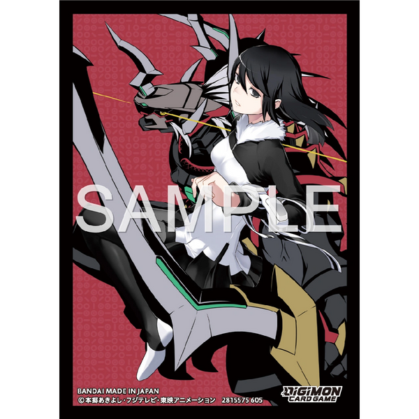 Digimon Card Game Official Yuuko Kamishiro Sleeves Assortment 02 BJP9054125-B