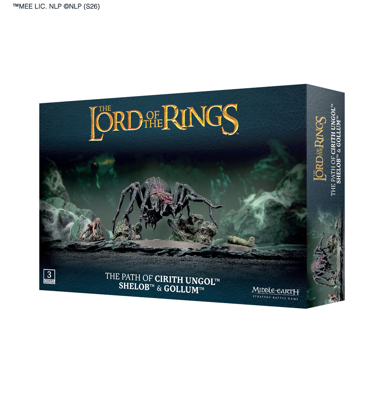 Games Workshop Lord Of The Rings Middle Earth The Path Of Cirith Ungol Shelob & Gollum Plastic Box 30-102