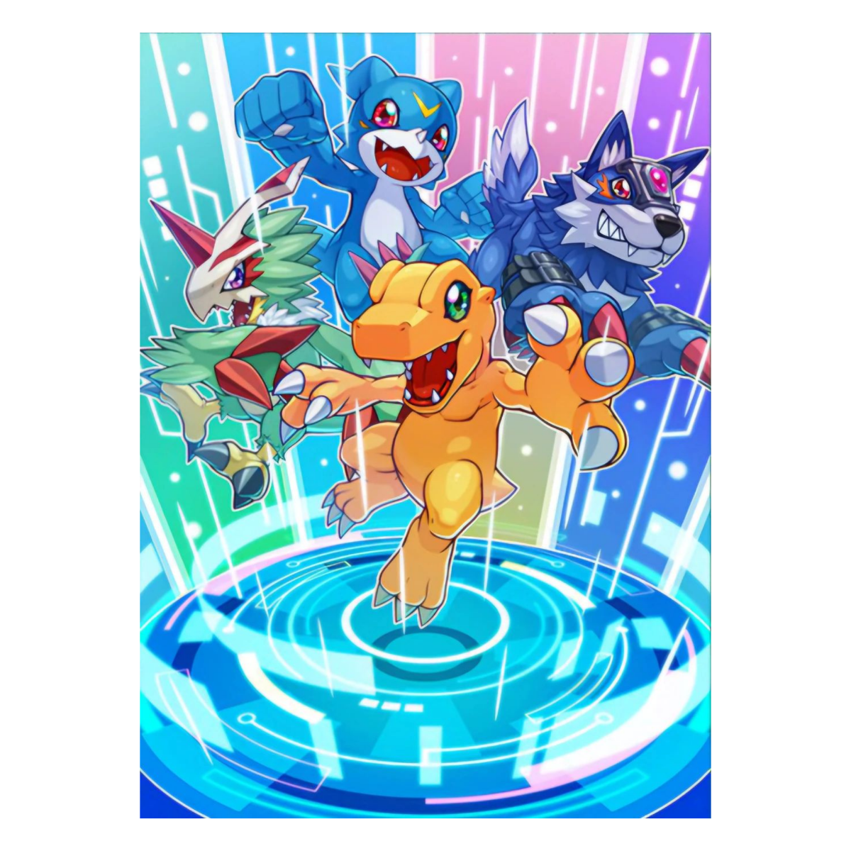 Digimon TCG Official Sleeves V2 2025 Signs of Digivolution Single Pack