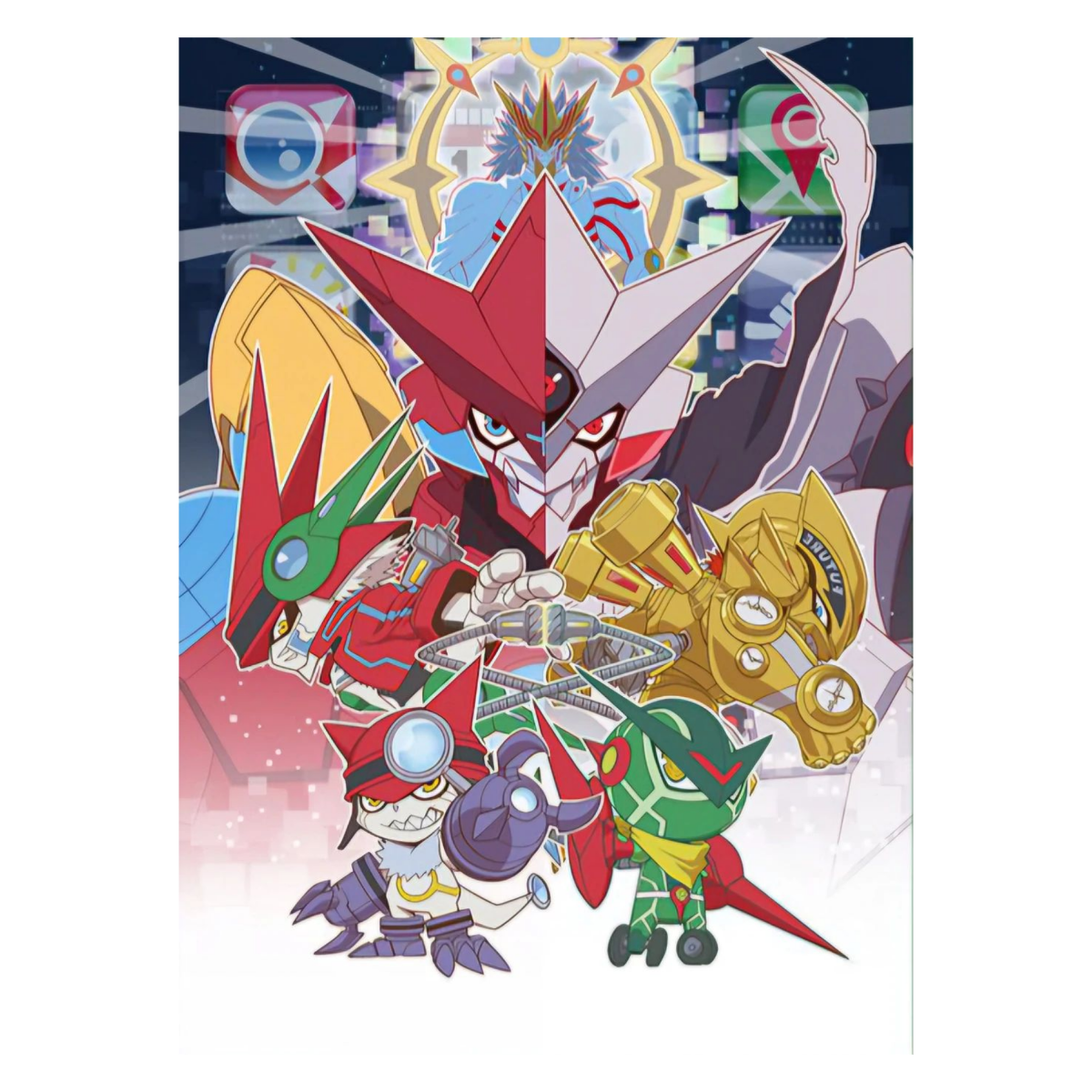 Digimon TCG Official Sleeves V2 2025 Appmon Single Pack
