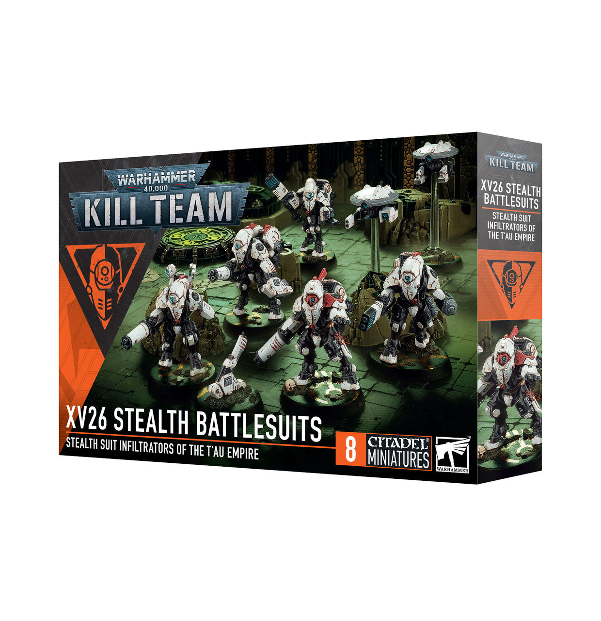 Games Workshop Warhammer 40K Kill Team Xv26 Stealth Battlesuits Plastic Box 102-13