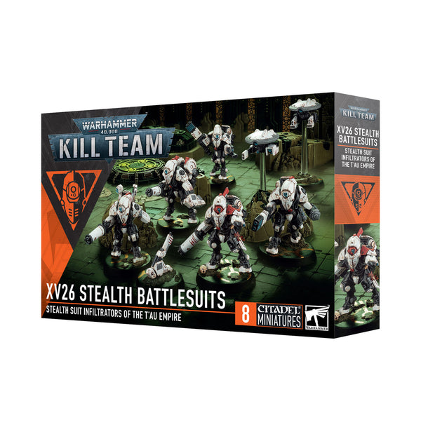 Games Workshop Warhammer 40K Kill Team Xv26 Stealth Battlesuits Plastic Box 102-13