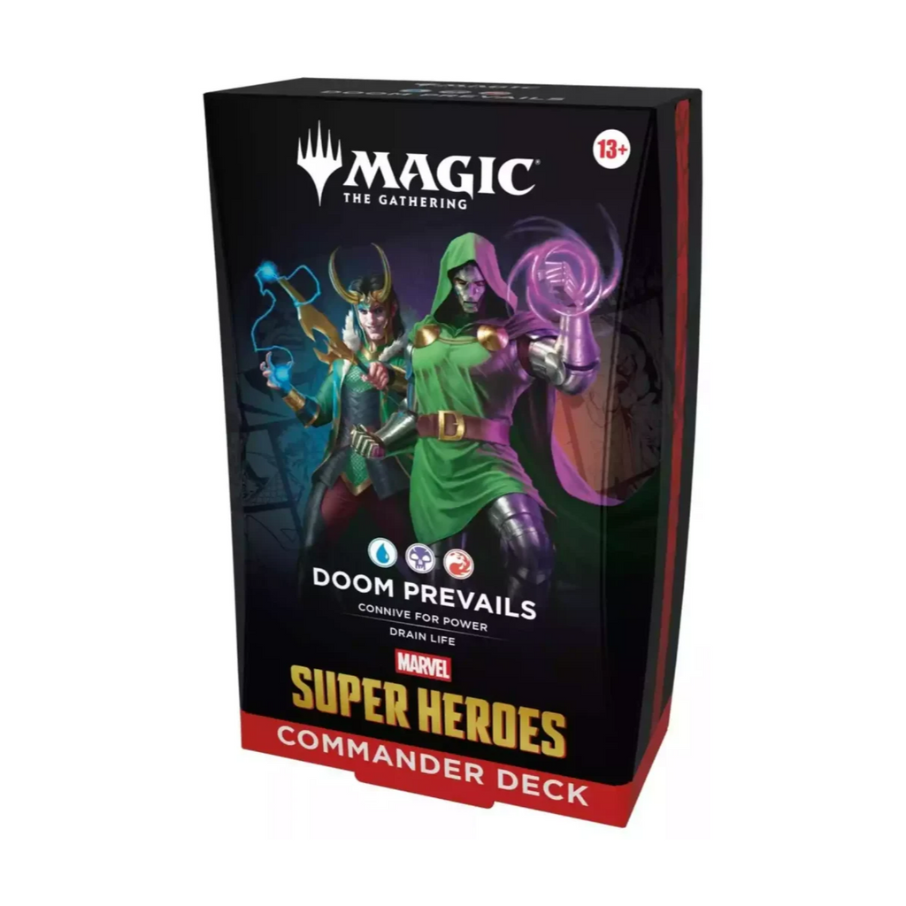 Magic The Gathering Universes Beyond Marvel Super Heroes Doom Prevails Commander Deck