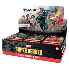 Magic the Gathering CCG: Universes Beyond: Marvel Super Heroes Play Booster Display (30)