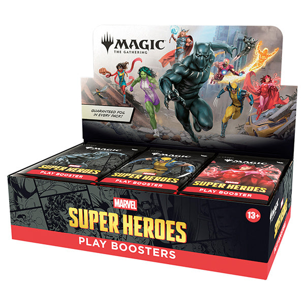 Magic the Gathering CCG: Universes Beyond: Marvel Super Heroes Play Booster Display (30)