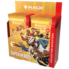 Magic the Gathering CCG: Universes Beyond: Marvel Super Heroes Collector Booster Display (12)