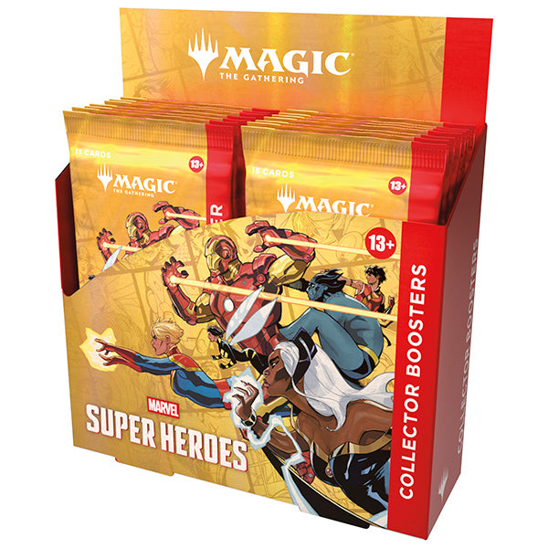 Magic the Gathering CCG: Universes Beyond: Marvel Super Heroes Collector Booster Display (12)
