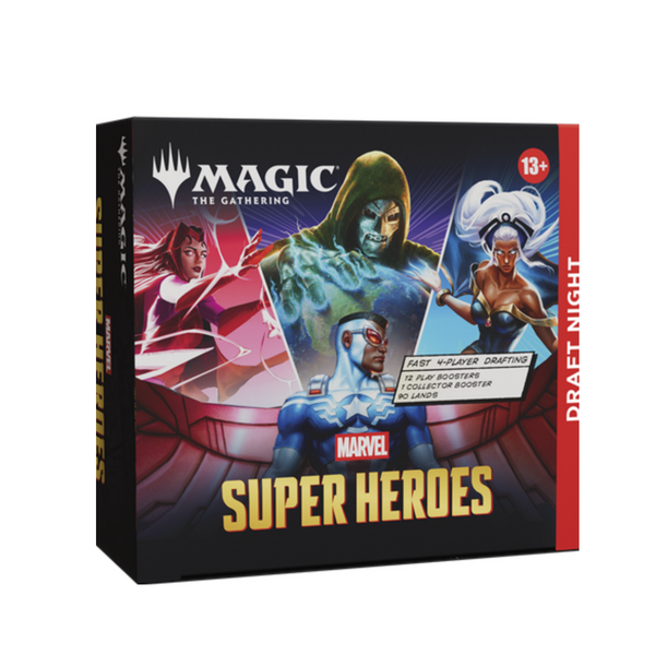 Magic The Gathering Universes Beyond Marvel Super Heroes Draft Night Box