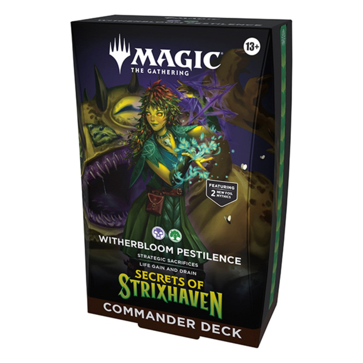 Magic The Gathering Secrets Of Strixhaven Witherbloom Pestilence Commander Deck