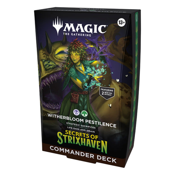 Magic The Gathering Secrets Of Strixhaven Witherbloom Pestilence Commander Deck