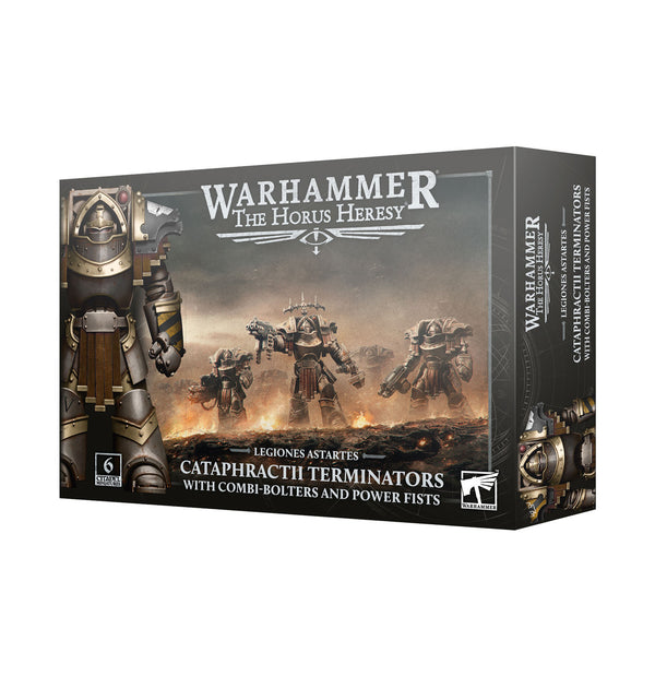 Games Workshop Horus Heresy Legions Astarters Cataphractii Terminators with Combi Bolter and Power Fists Plastic Box 31-143