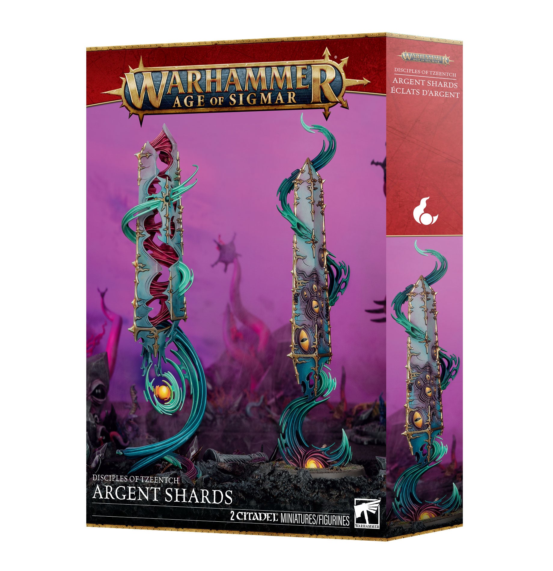 Games Workshop Warhammer Age Of Sigmar Disciples Of Tzeentch Argent Shards Plastic Box 83-107
