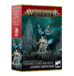Games Workshop Warhammer Age Of Sigmar Lumineth Realmlords Vanari Lord Regent Plastic Box 87-66