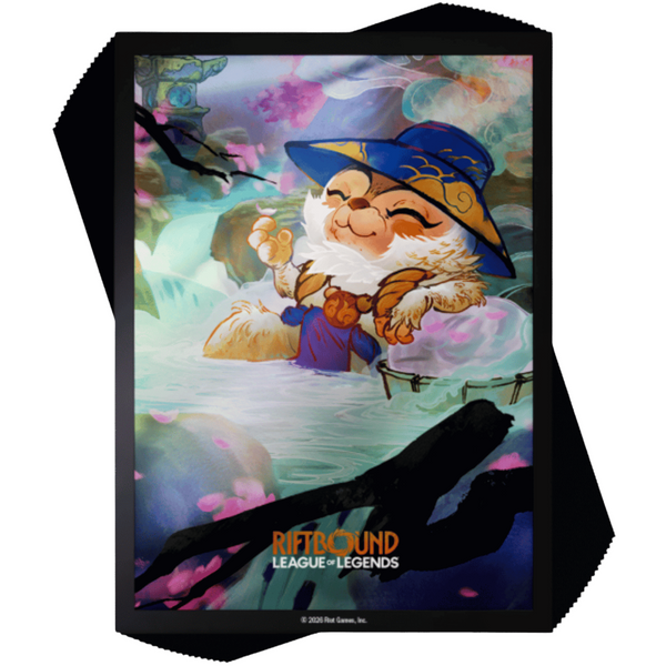 Riftbound TCG League Of Legends Set 2 Spiritforged Art Sleeves Teemo 100Ct UVSRB02AS01